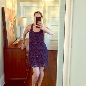Navy Lace Dress